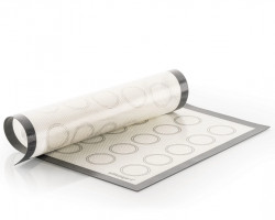 Silikonová podložna na makronky se skelným vláknem 40x30cm