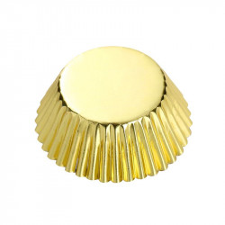 Košíčky na muffiny zlaté metalické 50x35mm 1000ks