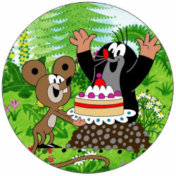 Jedlý papír krtek a kamarádi 19,5 cm