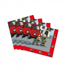 Papírové ubrousky hasiči  33x33cm 20ks