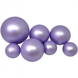 Čokoládové koule 7ks fialové