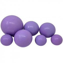 Čokoládové koule 7ks fialové
