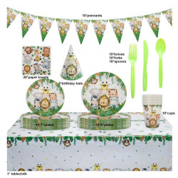 Párty sada džungle