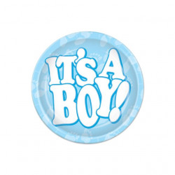 Papírový talíř je to kluk 23cm 10ks