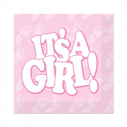 Papírové ubrousky je to holka 33x33cm 16ks