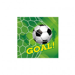 Papírové ubrousky fotbal 16x16cm 20ks