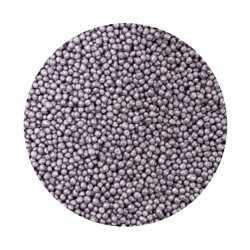 Cukrové perličky lila metalické 2mm 1kg