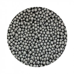 Cukrové perly stříbrné 1kg 3-4mm 1kg