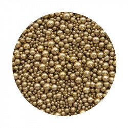 Cukrové perly zlatý mix 1kg