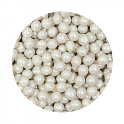 Cukrovo-rýžové perly bílé perleťové 7mm 1kg