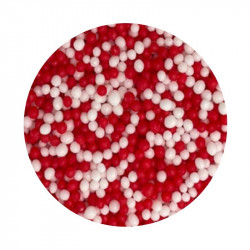 Cukrový máček bílo-červený 1kg