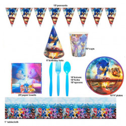 Velká sada na párty ježek Sonic