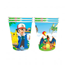 Papírové kelímky 10ks Pokémon
