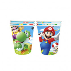 Papírové kelímky 10ks Mario