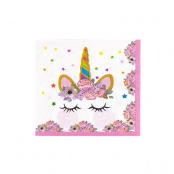 Papírové ubrousky 33x33cm 10ks Unicorn