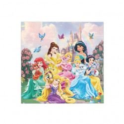 Papírové ubrousky 16x16cm 20ks princezny