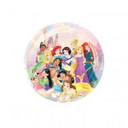 Párty papírové talíře 22cm 10ks princezny