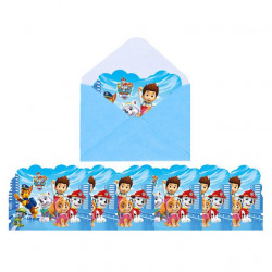Pozvánka na narozeniny 10ks Paw Patroll