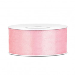 Světle růžová stuha 25mm x 25m