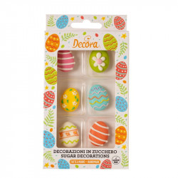 Cukrová dekorace velikonoce, 6ks