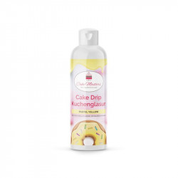 Cake drip pastelově žlutá 250g