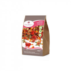 Jedlé květy oranžové růže 20g