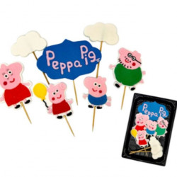 Cukrová figurka zápich prasátko Pepa