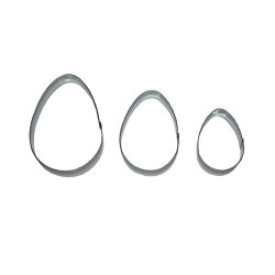 Sada vykrajovátek vajíčka 3 ks