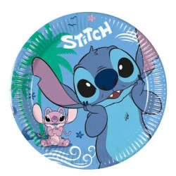 Papírový talíř na párty Stitch 19,5 cm