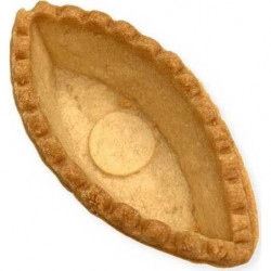 Košíček na tartaletky lodička máslová světlá 6,7 cm (24 ks)