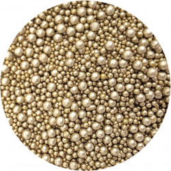 Cukrové perličky mix zlaté 80g
