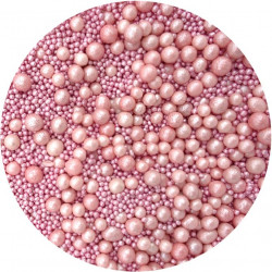 Cukrové zdobení Královská růžová 80g