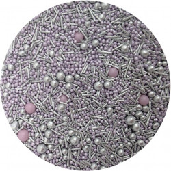 Cukrové zdobení Stříbrný poklad 80g