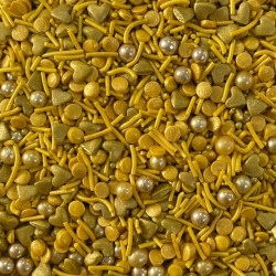 Cukrové zdobení zlatý poklad 80g