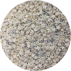 Cukrové zdobení Bílý mix 80g