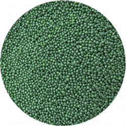 Cukrové perličky metalické zelené 2mm 80g