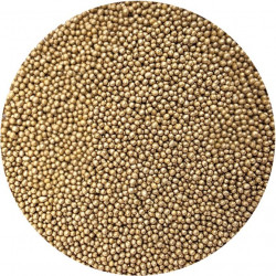 Cukrové perličky metalické zlaté IV. 2mm 80g