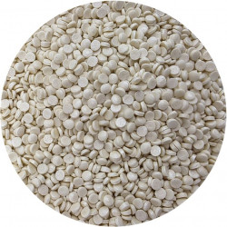 Cukrové zdobení bílé perleťové konfety 80g