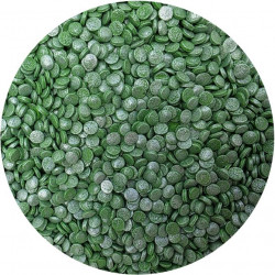Cukrové zdobení zelené perleťové konfety 80g
