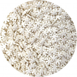 Cukrové zdobení bílé sněhové vločky 80g