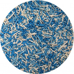 Cukrové zdobení tyčinky modro-bílý mix 80g