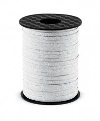 Stuha třpytivě stříbrná 5mm/225m