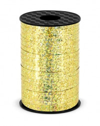 Stuha zlatá holografická 5mm/225m