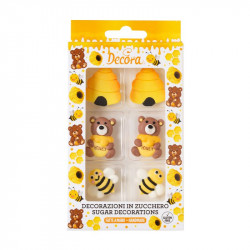 Cukrová dekorace med 6ks