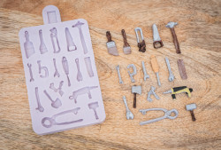 Silikonová forma miniaturní nářadí