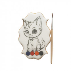 Perníčková omalovánka kočička 55g