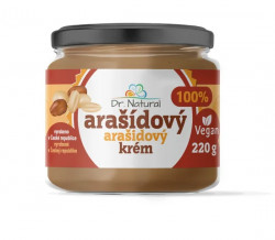 Arašídové máslo jemné 100% 220g