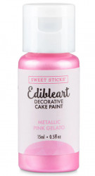 Metalická barva tekutá 15ml Pink Gelato