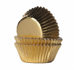 Cukrářské košíčky mini zlaté 35x21mm 1280ks