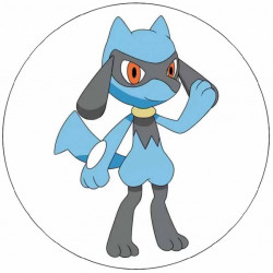 Jedlý papír pokémon Riolu 19,5cm